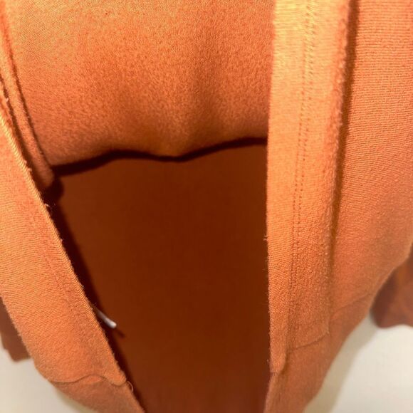 Lulus Top With Hood, Rust colored - Picture 8 of 8